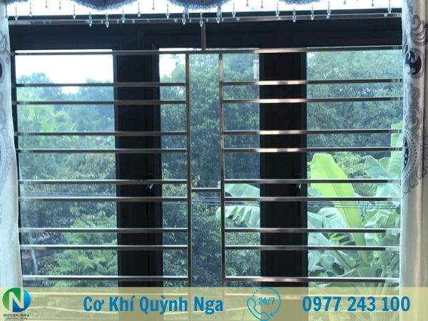 gia công lắp đặt bông gió cửa sổ sắt hộp đẹp